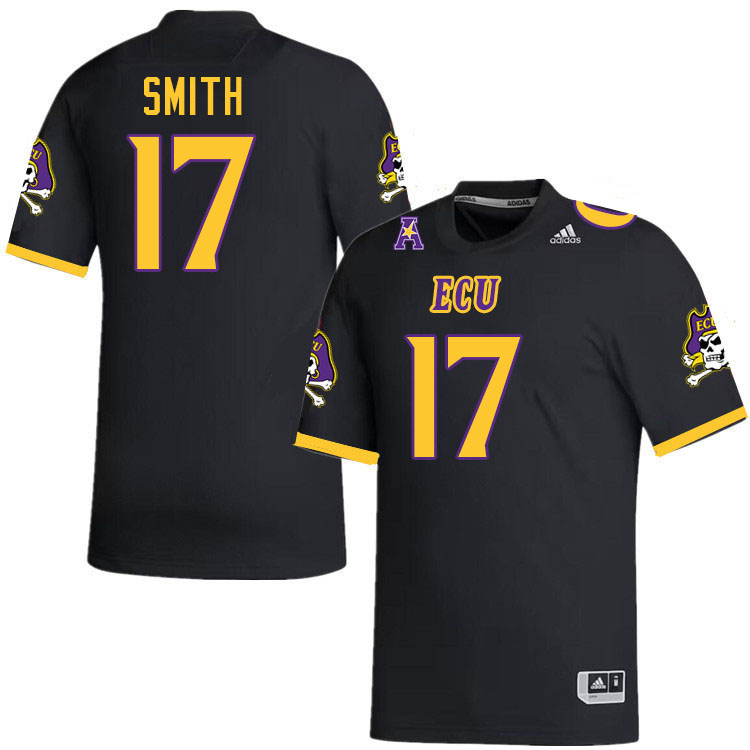 Anthony Smith ECU Jersey,East Carolina Pirates #17 Anthony Smith Jersey Youth College-Black